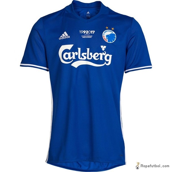 Camiseta Copenhague Replica Segunda Ropa 2017/18 Azul